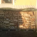 Build a shelter for the fire wood