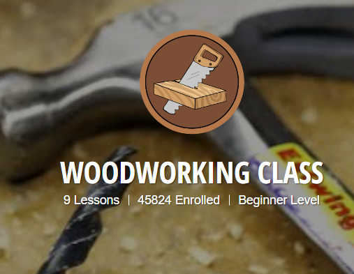 woodworking class on instructables