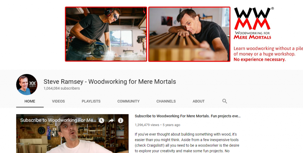 Wood working for Mere Mortals