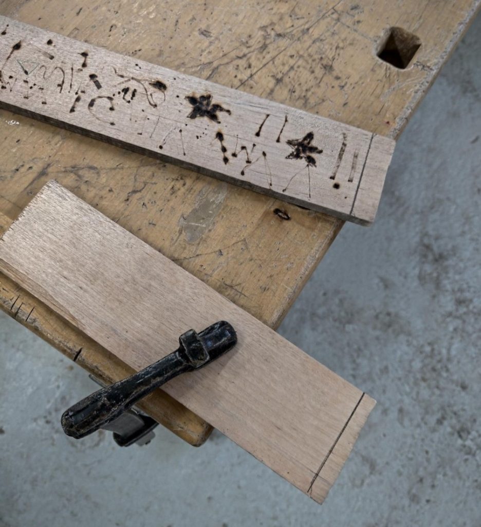 Marking the two boards